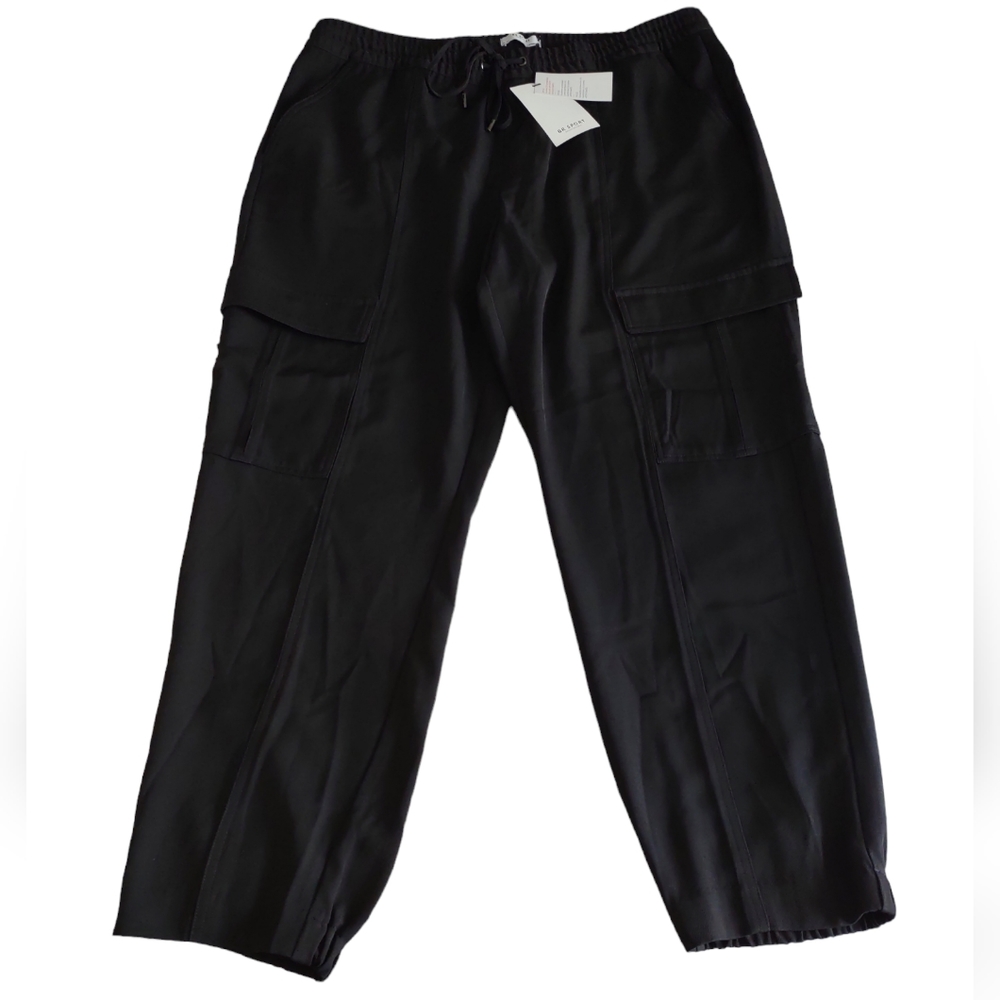 NWT BR Sport XL Tall Black Cargo Jogger Pants